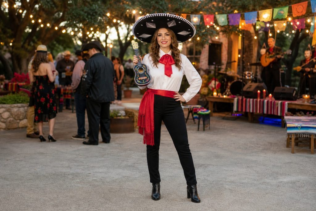 Shirt and Bow Look costume outfit
