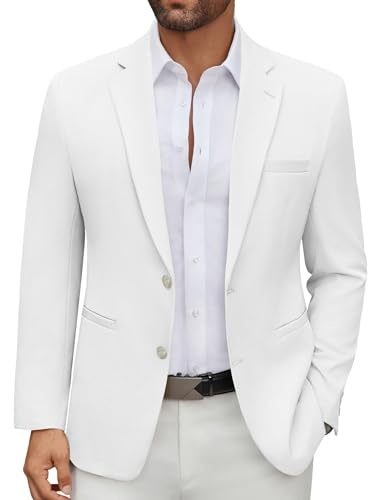 White Two-Button Blazer