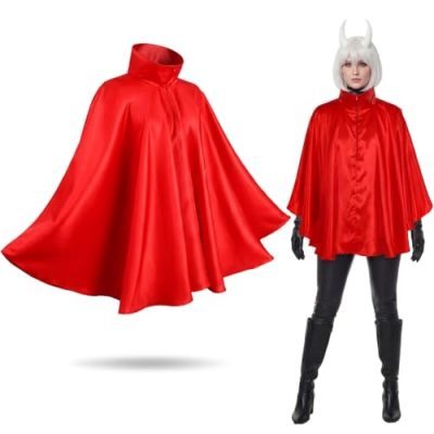 Red Satin Costume Cape