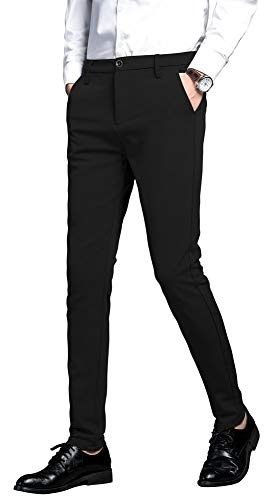 Black Slim Dress Pants