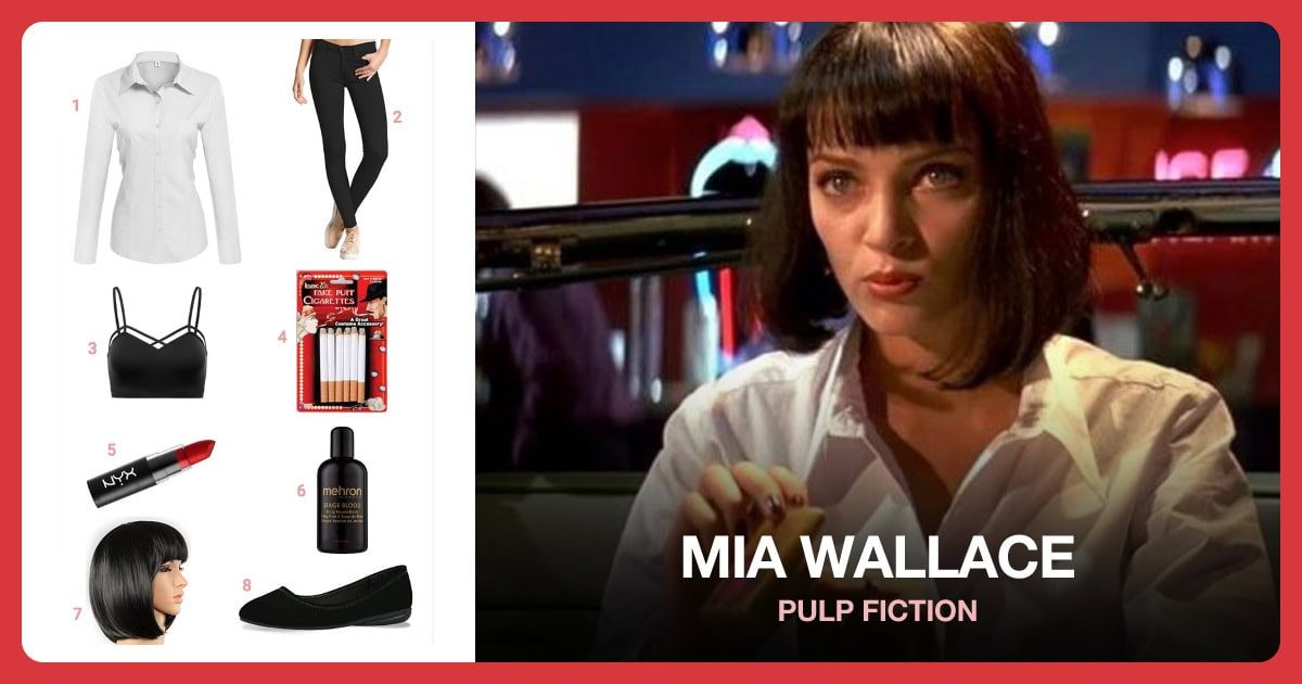 Dress Like Mia Wallace costume kit