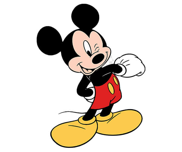 Mickey Mouse character costume reference