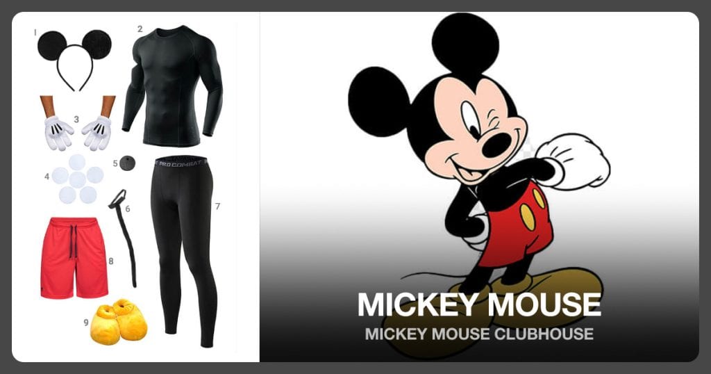 Mickey Mouse Costume Guide outfit and accessories