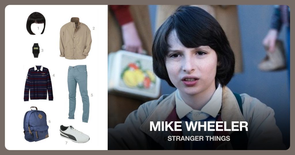 Mike Wheeler Costume outfit and accessories