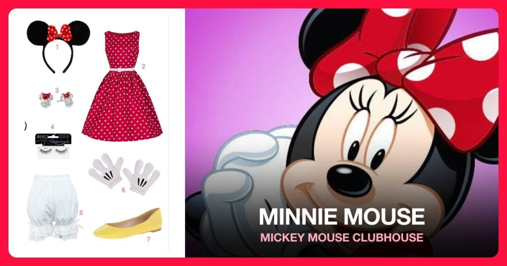 Minnie Mouse Costume Guide outfit and accessories