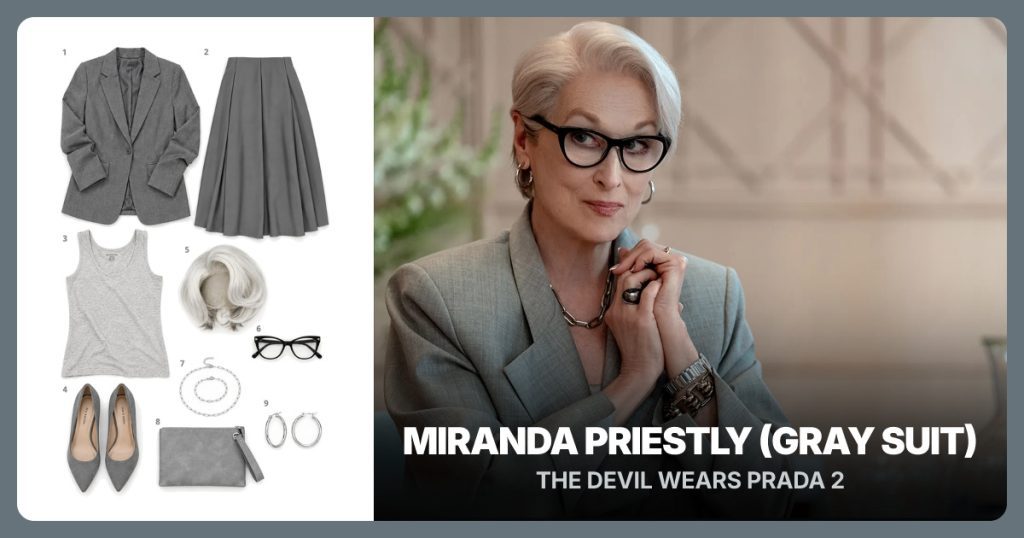 Miranda Priestly costume clothing and accessories