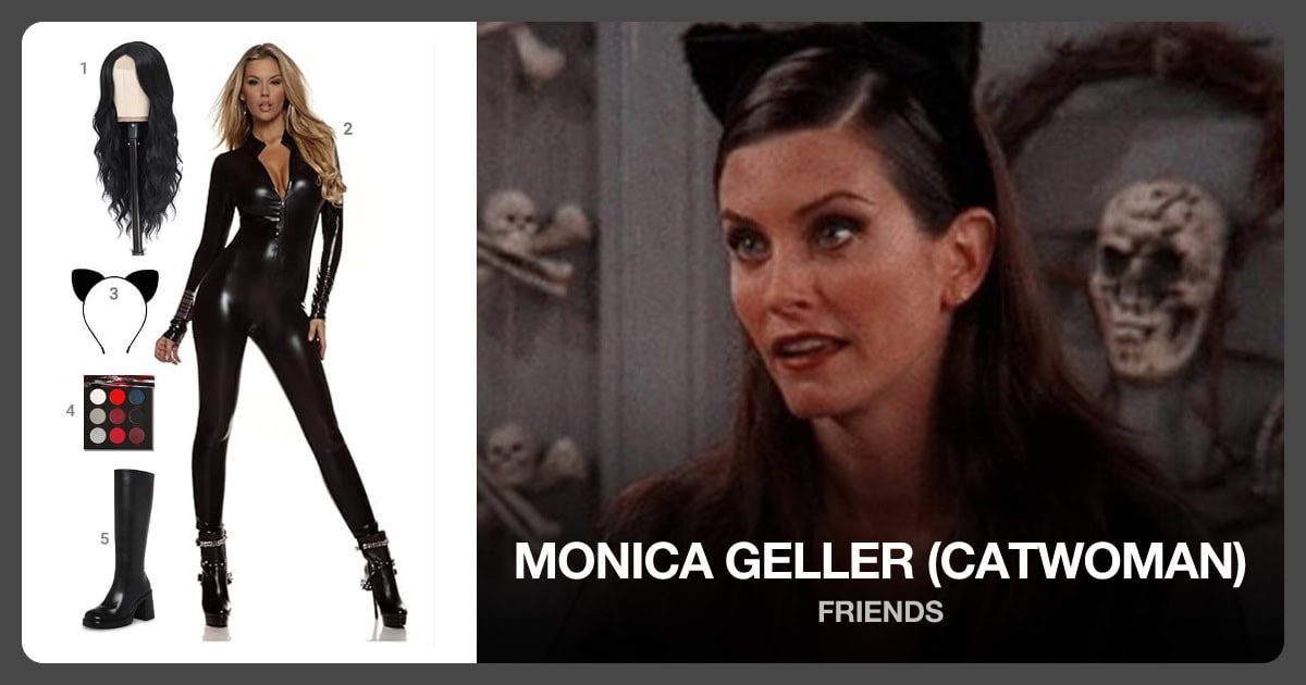 Monica Geller costume outfit and accessories
