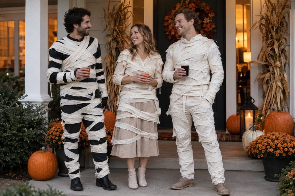 Mummy costume group