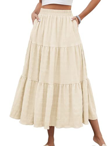 Beige Maxi Skirt