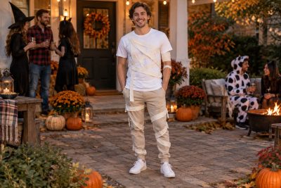 Friendly Last-Minute Mummy costume outfit