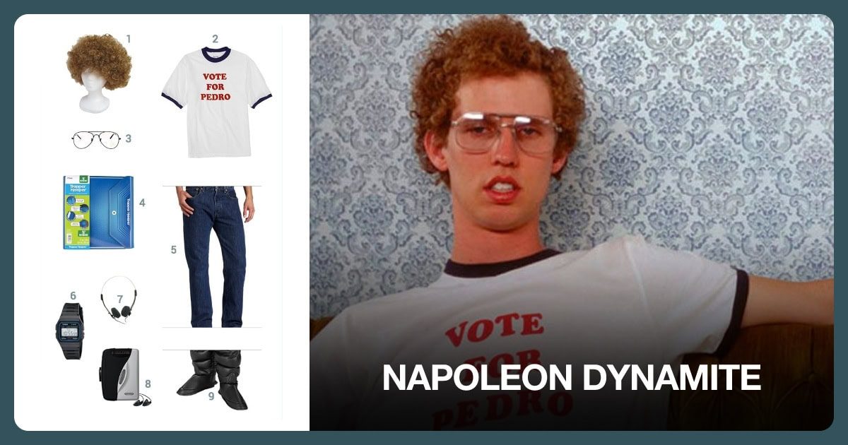 Dress Like Napoleon Dynamite costume kit
