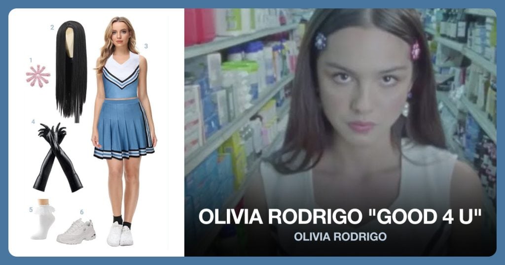 Olivia Rodrigo "Good 4 U" Costume Guide outfit and accessories