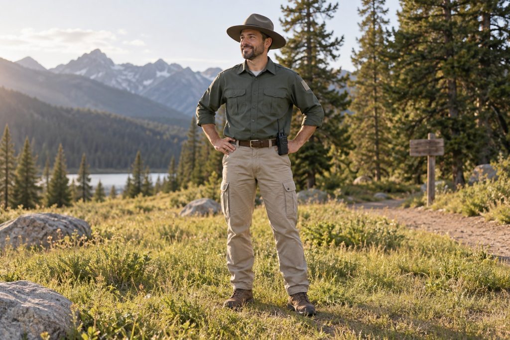 Long-Sleeve Patrol Look park ranger outfit