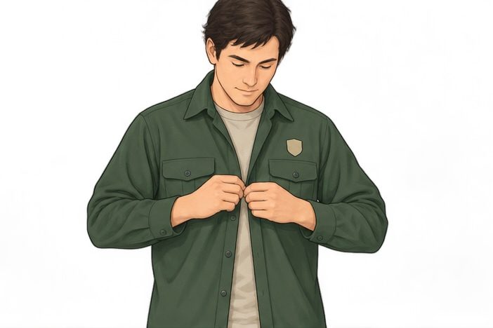 Put on the field shirt