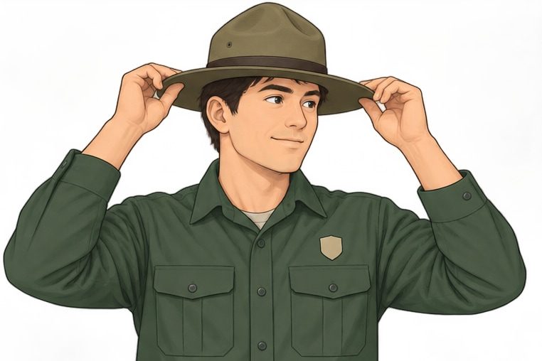 Add boots and a ranger hat