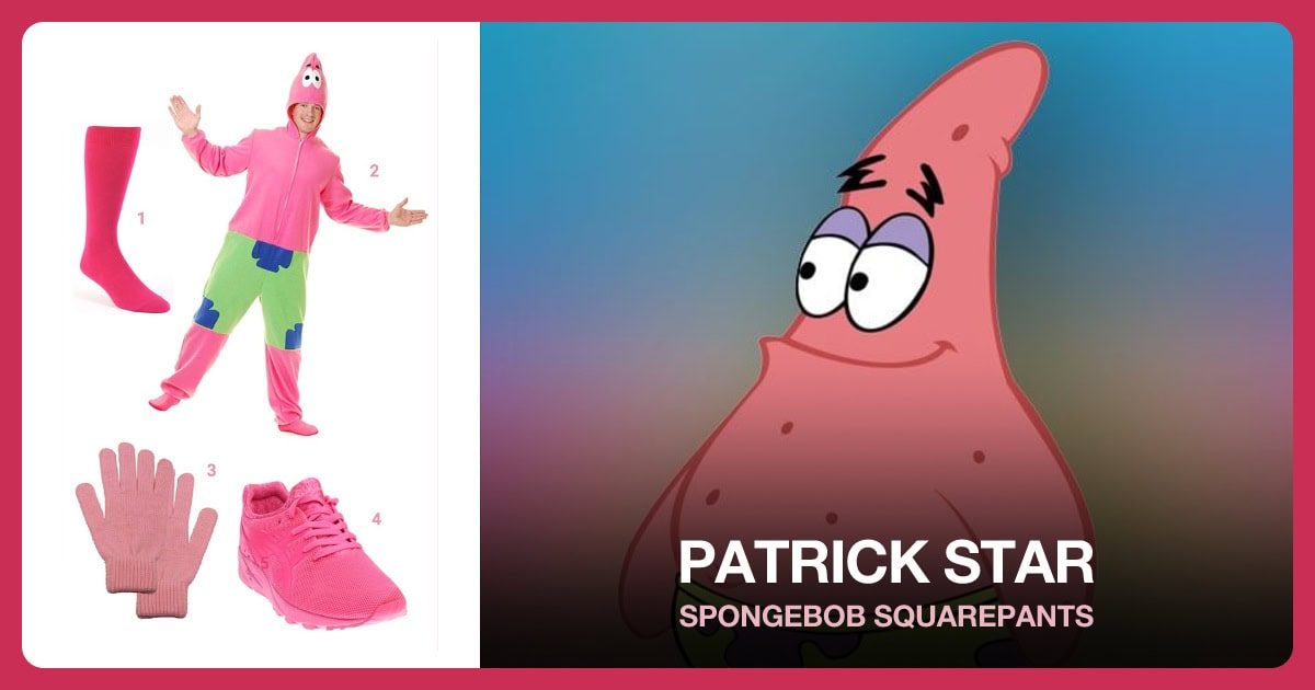 Patrick Star costume outfit and accessories