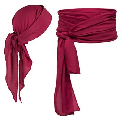 Burgundy Waist Sash