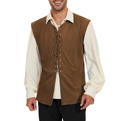 Brown Pirate Vest
