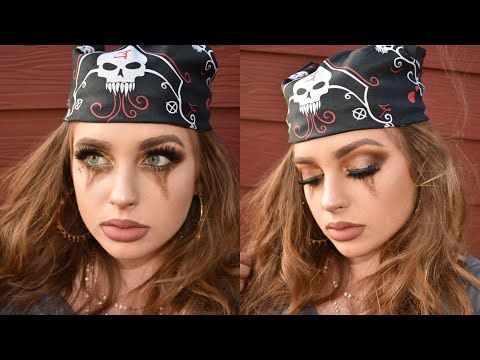 Easy Pirate Glam Makeup Tutorial — Claire Dawe