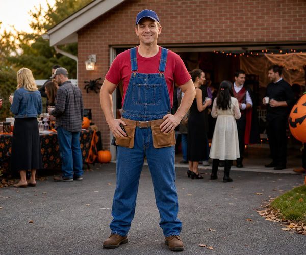Plumber costume photo