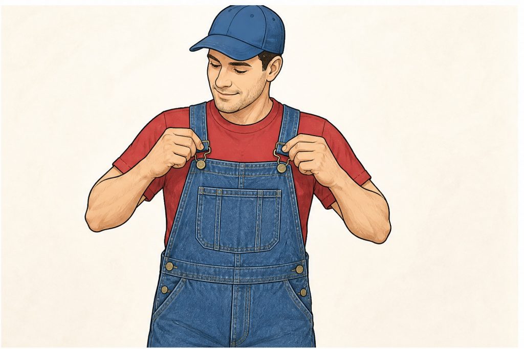 Adjust overall straps