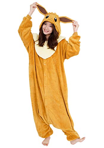 Eevee Hooded Onesie costume set