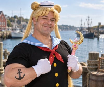 Popeye the Sailor Moon Costume