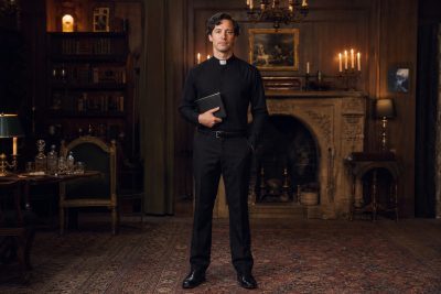 Clerical Shirt Look costume outfit