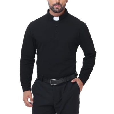 Black Clergy Polo Shirt