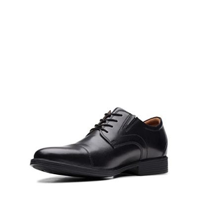 Black Leather Oxford Shoes