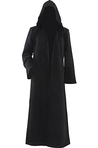 Black Hooded Robe