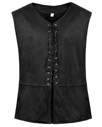 Black Renaissance Waistcoat