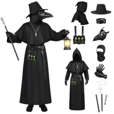 Degeyoyo 12-in-1 Plague Doctor Set