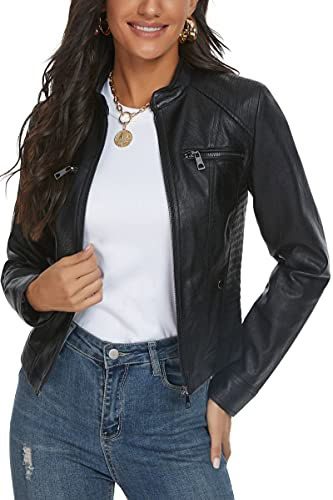 Black Faux Leather Jacket