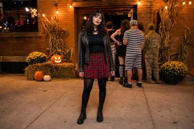 Plaid Skirt Punk costume outfit