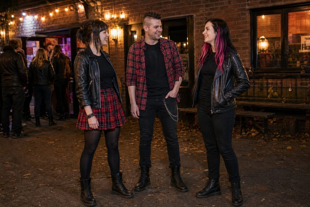 Punk Rocker costume group