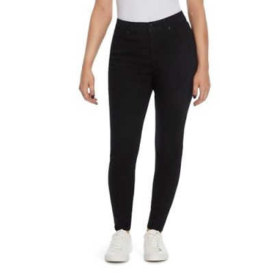 Black High Rise Skinny Jeans