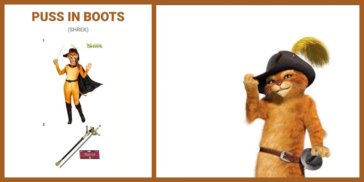 Puss in Boots costume guide artwork