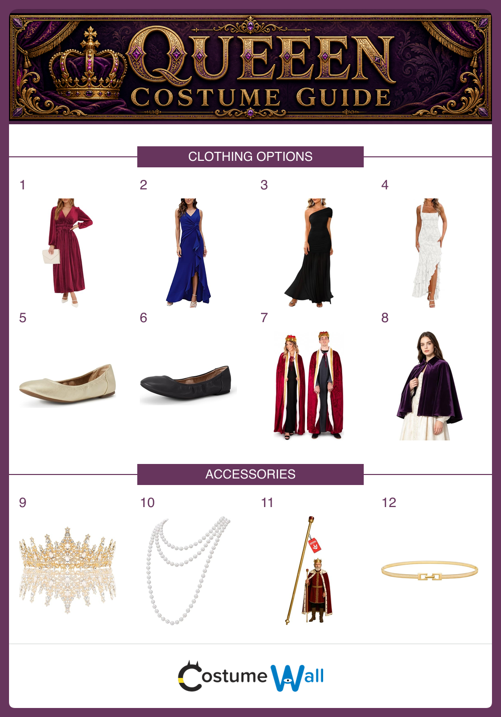 Queen Costume Guide