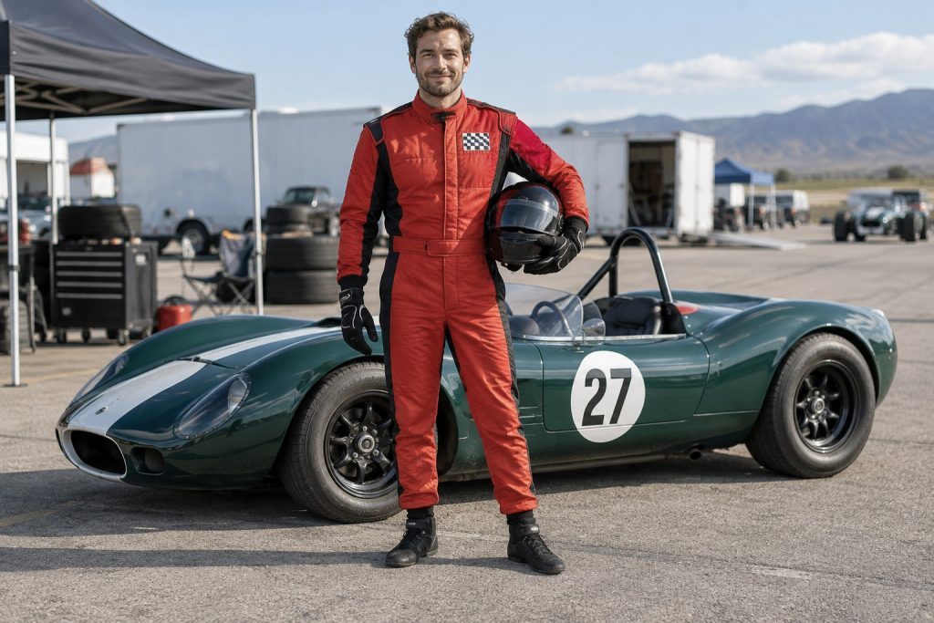 Classic Red Driver costume outfit