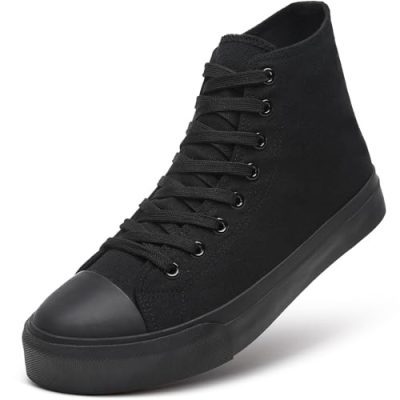 Black High-Top Sneakers