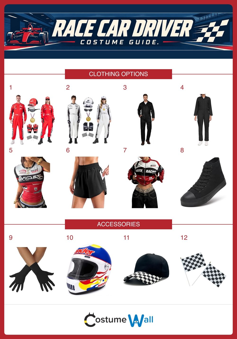 Race Car Driver Cosplay Guide