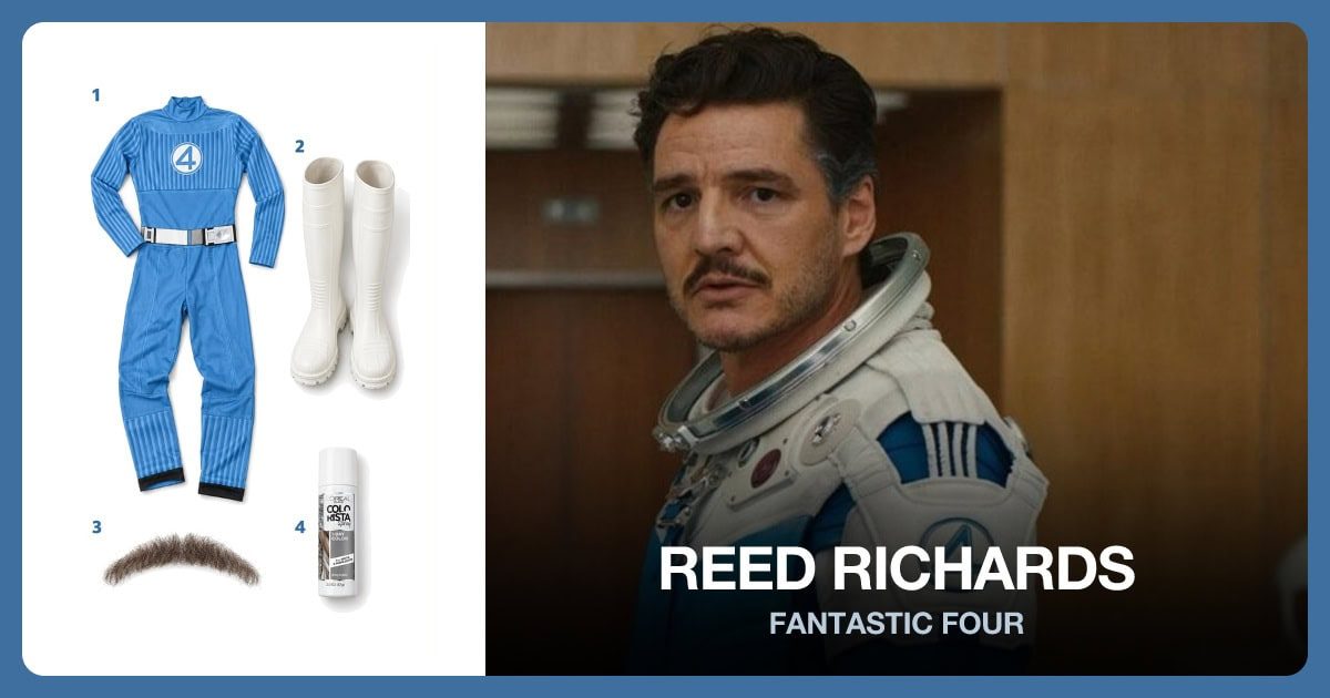 Reed Richards costume outfit and accessories