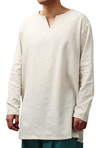 Ivory Medieval Linen Tunic