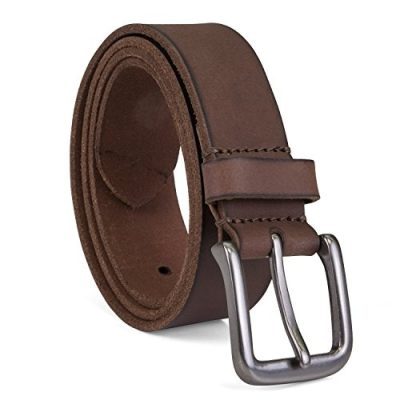 Dark Brown Leather Belt
