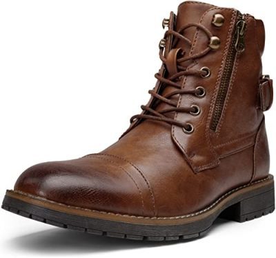 Dark Brown Combat Boots