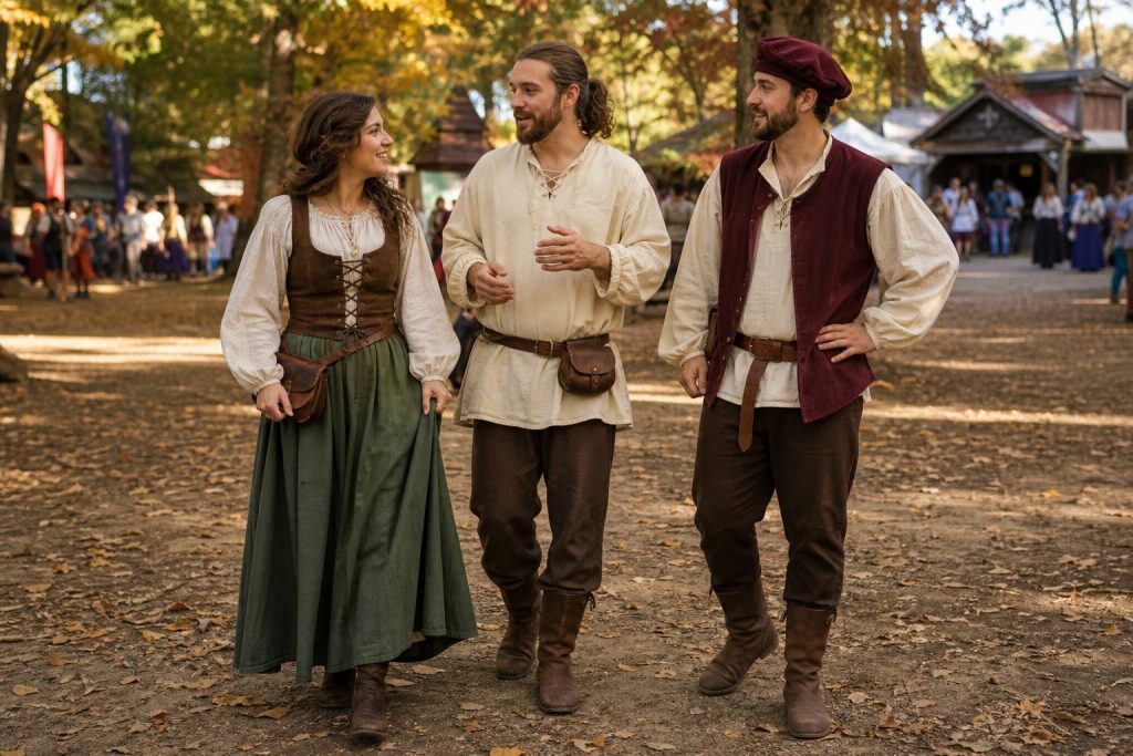 Renaissance costume group
