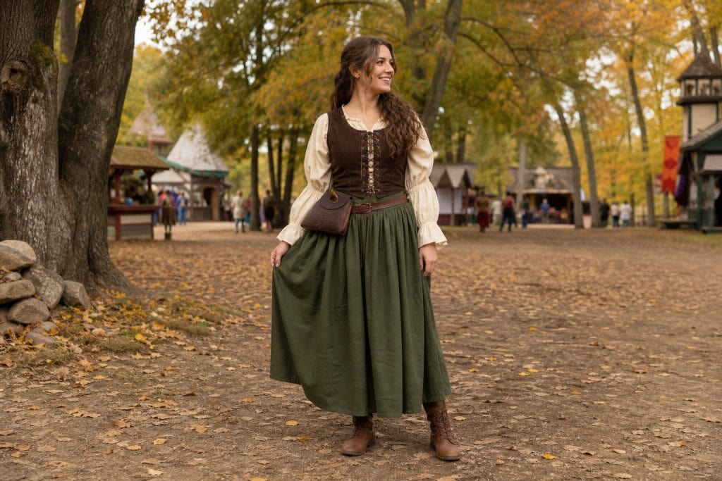 Faire Skirt Look costume outfit