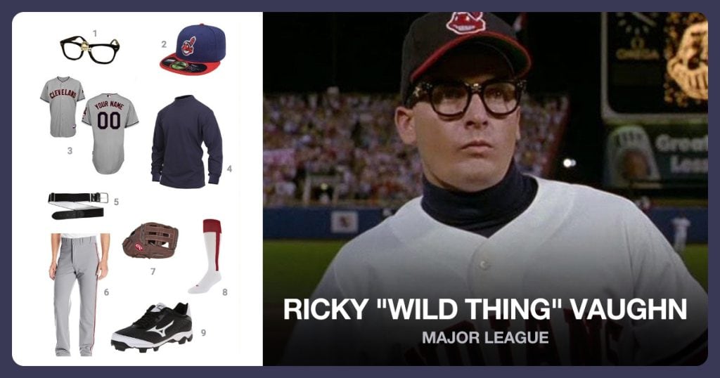 Ricky "Wild Thing" Vaughn Costume