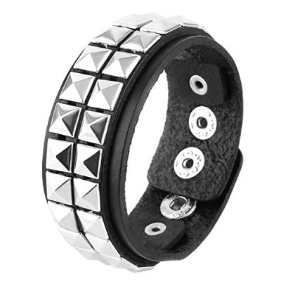 Black Studded Wristband